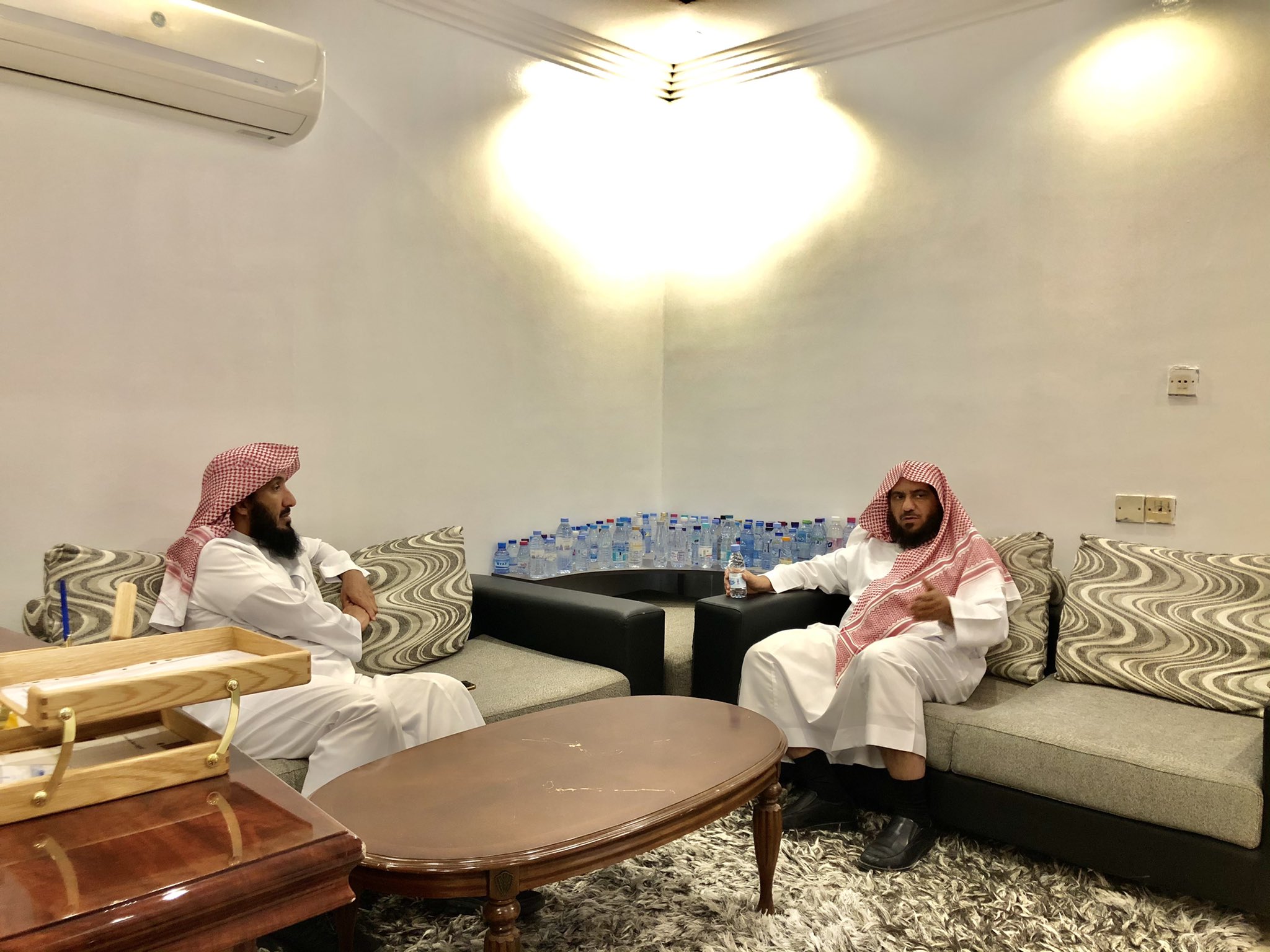 زيارة الشيخ خالد النشوان لجمعية سقيا الماء